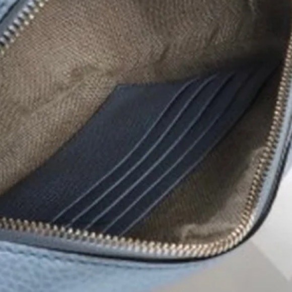 🆕GUCCI🆕 🐝 Full Retail Package/ GG Logo Canvas w. Leather Crossbody Camera Bag - Picture 8 of 12